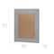 Head West Frameless Reeded Mosaic Printed Wall Décor Mirror